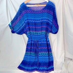 Silk Dolman Sleeve Spring Summer Dress